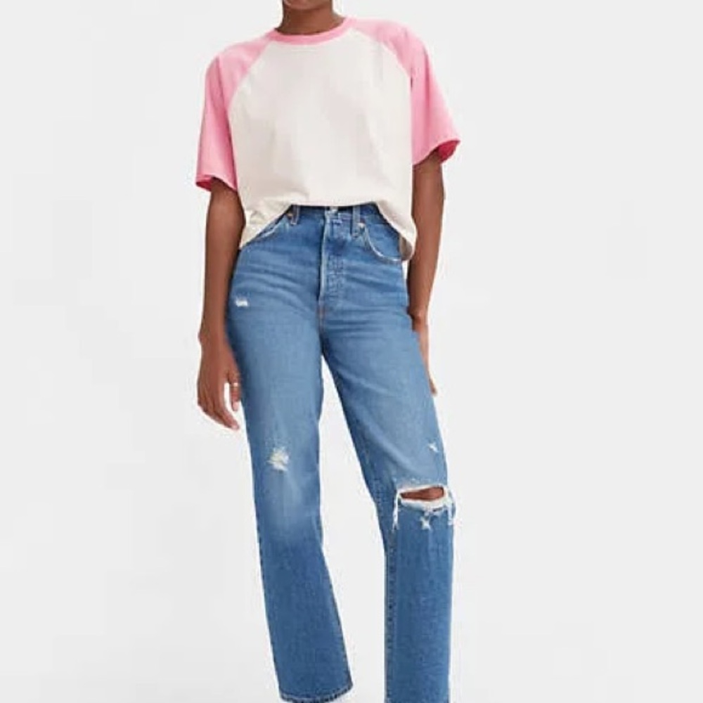 Levi’s Ribcage Straight Ankle Jeans